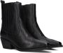 HABOOB Enkellaarsjes Dames Indie Maat: 40 Materiaal: Leer Kleur: Zwart - Thumbnail 1