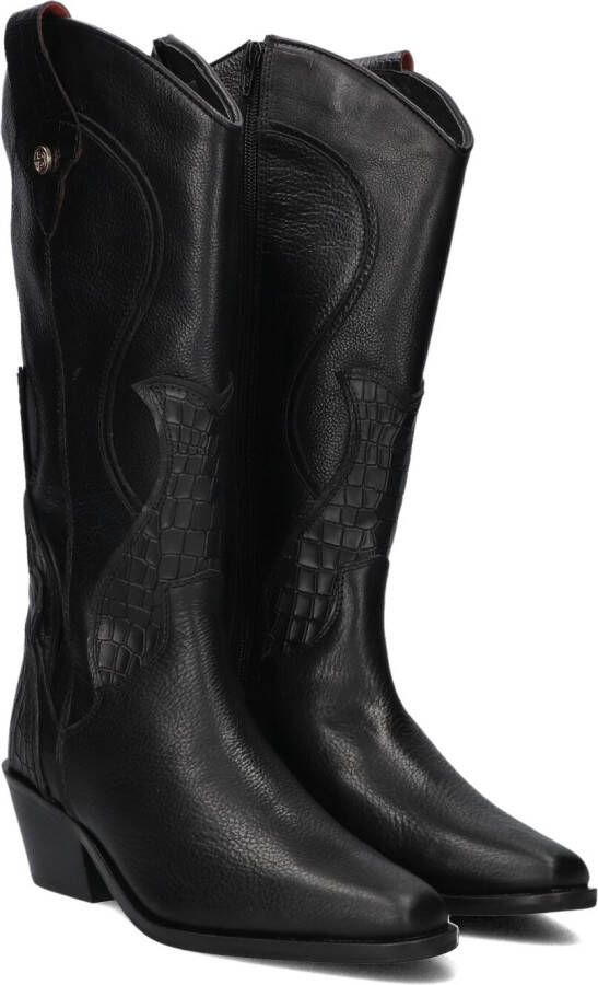 HABOOB Cowboylaarzen Dames Camille Maat: 40 Materiaal: Leer Kleur: Zwart
