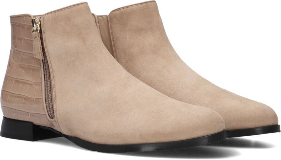 Hassi-A Hassia Madeira Enkellaarsjes Enkelboots met rits Dames Beige
