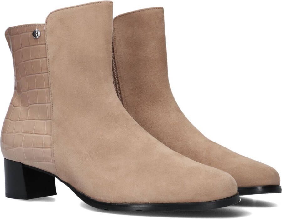 HASSIA Enkellaarsjes Dames Milano Maat: 39 Materiaal: Suède Kleur: Beige