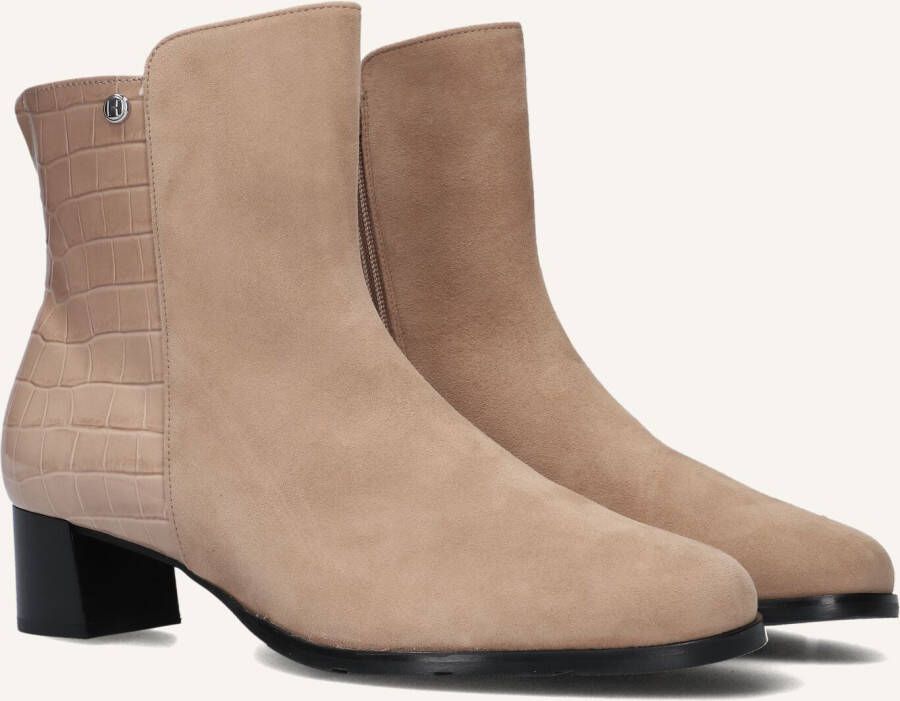 HASSIA Enkellaarsjes Dames Milano Maat: 37 5 Materiaal: Suède Kleur: Beige