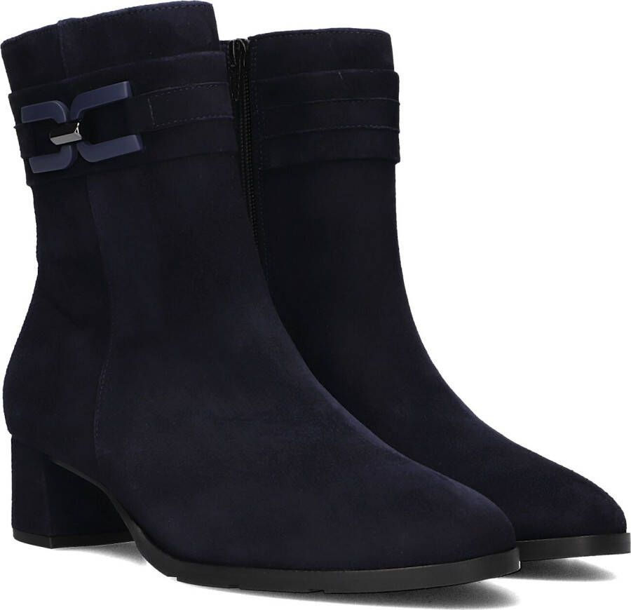 HASSIA Enkellaarsjes Dames 304852 Maat: 37 5 Materiaal: Suède Kleur: Blauw