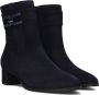 HASSIA Enkellaarsjes Dames 304852 Maat: 37 5 Materiaal: Suède Kleur: Blauw - Thumbnail 1