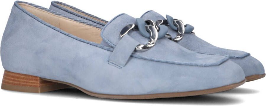 Hassia Blauwe Loafers Napoli Ketting