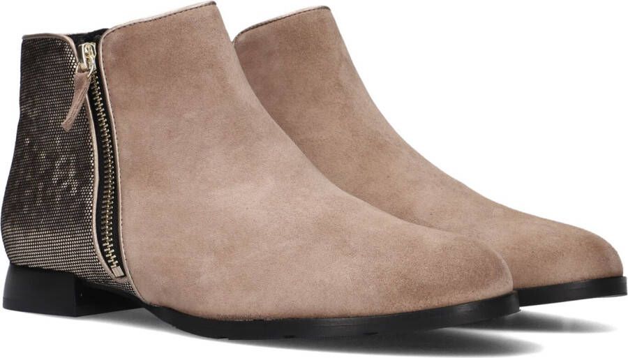 HASSIA Enkellaarsjes Dames 302113 Maat: 41 Materiaal: Suède Kleur: Taupe