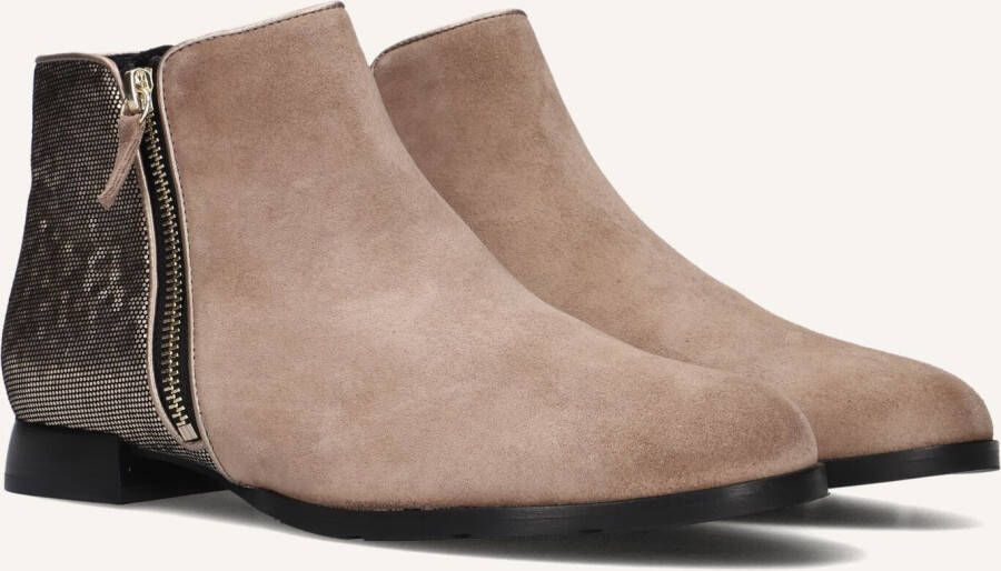 HASSIA Enkellaarsjes Dames Madeira Maat: 41 5 Materiaal: Suède Kleur: Taupe