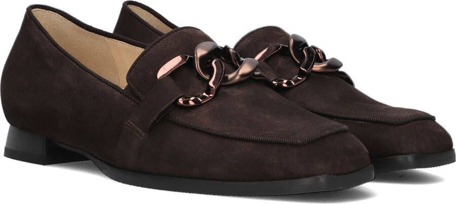 HASSIA Comfortabele Loafers Napoli Suède Band Brown Dames