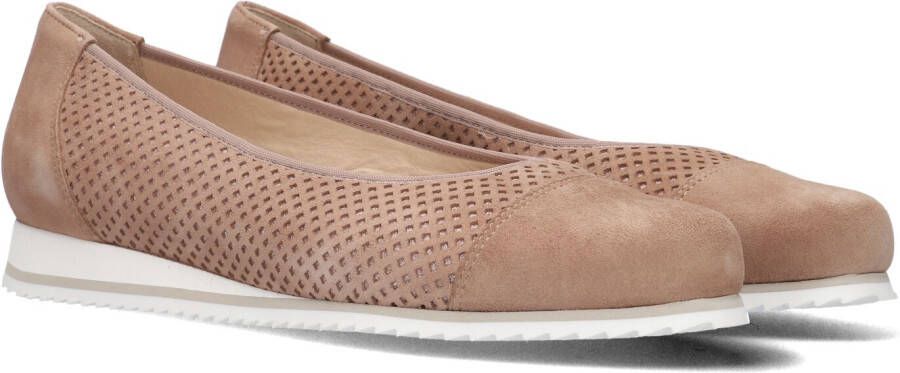 HASSIA Instappers Dames Piacenza 1623 Maat: 38 Materiaal: Suède Kleur: Camel