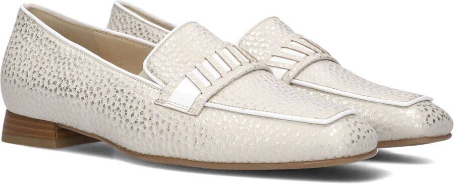 HASSIA Instappers Dames Napoli Maat: 41 5 Materiaal: Leer Kleur: Goud