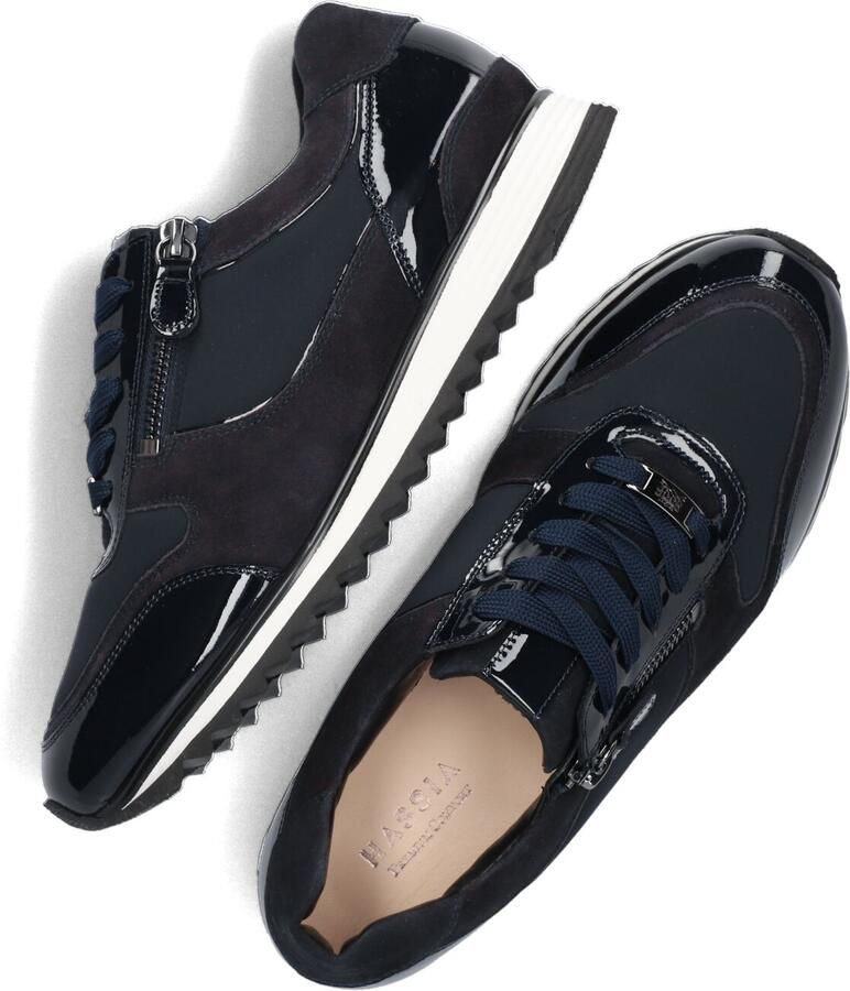 HASSIA Lage Sneakers Dames 302035 Suède Blauw - Foto 2