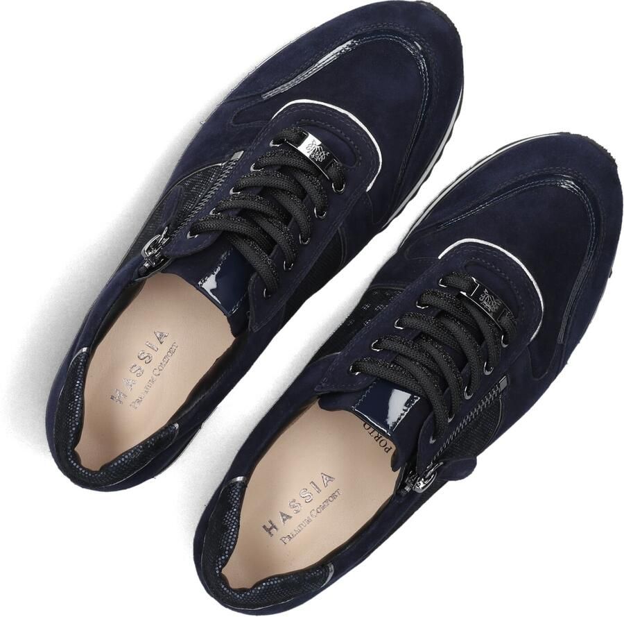 HASSIA Lage Sneakers Dames Porto Maat: 40 Materiaal: Suède Kleur: Blauw - Foto 2