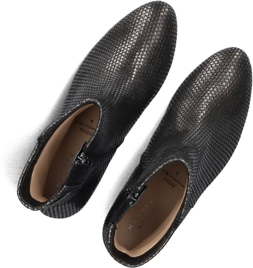 HASSIA Enkellaarsjes Dames 303094 Maat: 42 Materiaal: Suède Kleur: Zwart