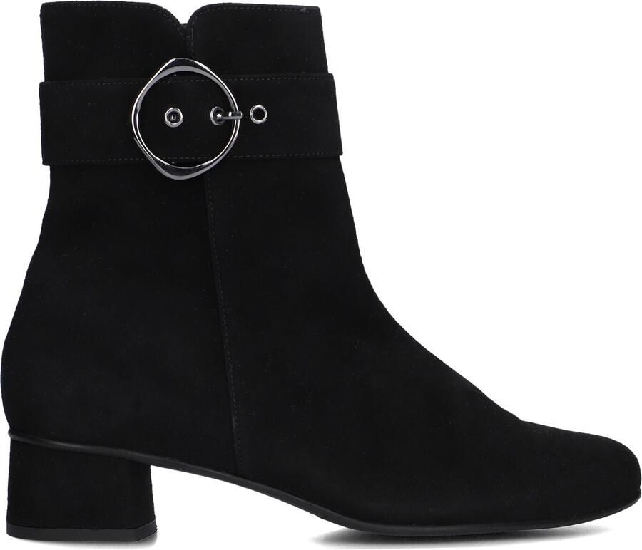 Hassi-A Hassia Enkellaarsjes Dames Laarzen Damesschoenen Suède 303095 Zwart - Foto 2