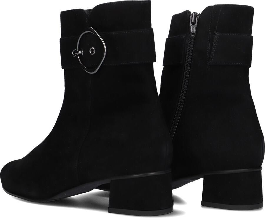 Hassi-A Hassia Enkellaarsjes Dames Laarzen Damesschoenen Suède 303095 Zwart