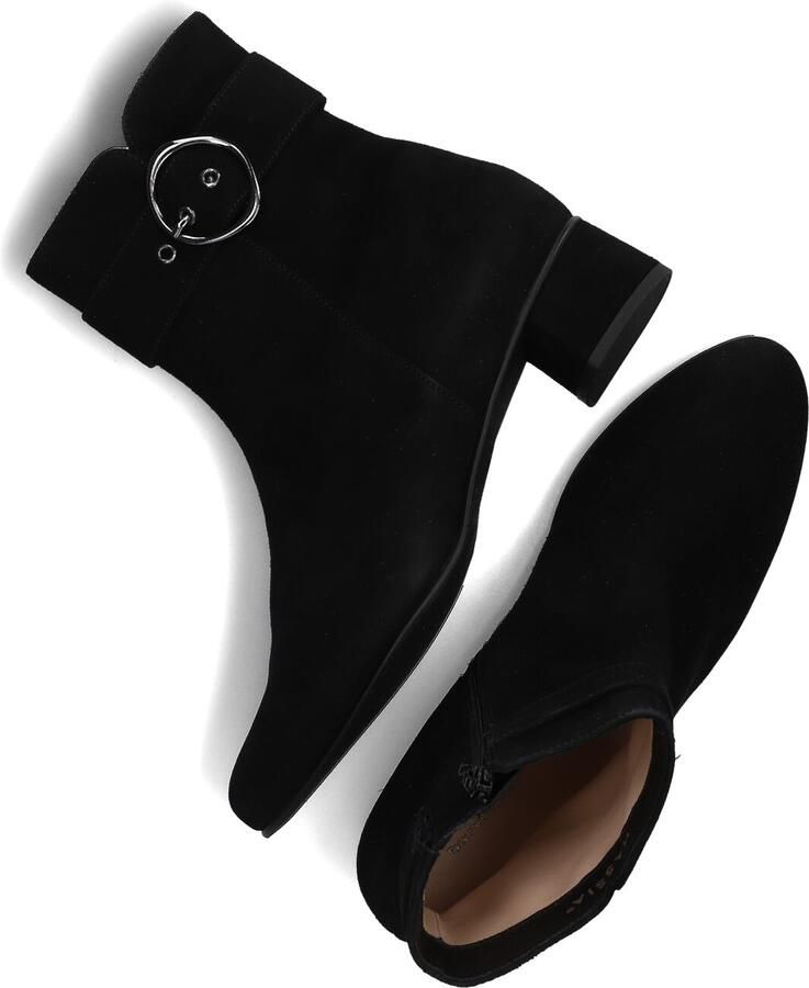 Hassi-A Hassia Enkellaarsjes Dames Laarzen Damesschoenen Suède 303095 Zwart - Foto 2