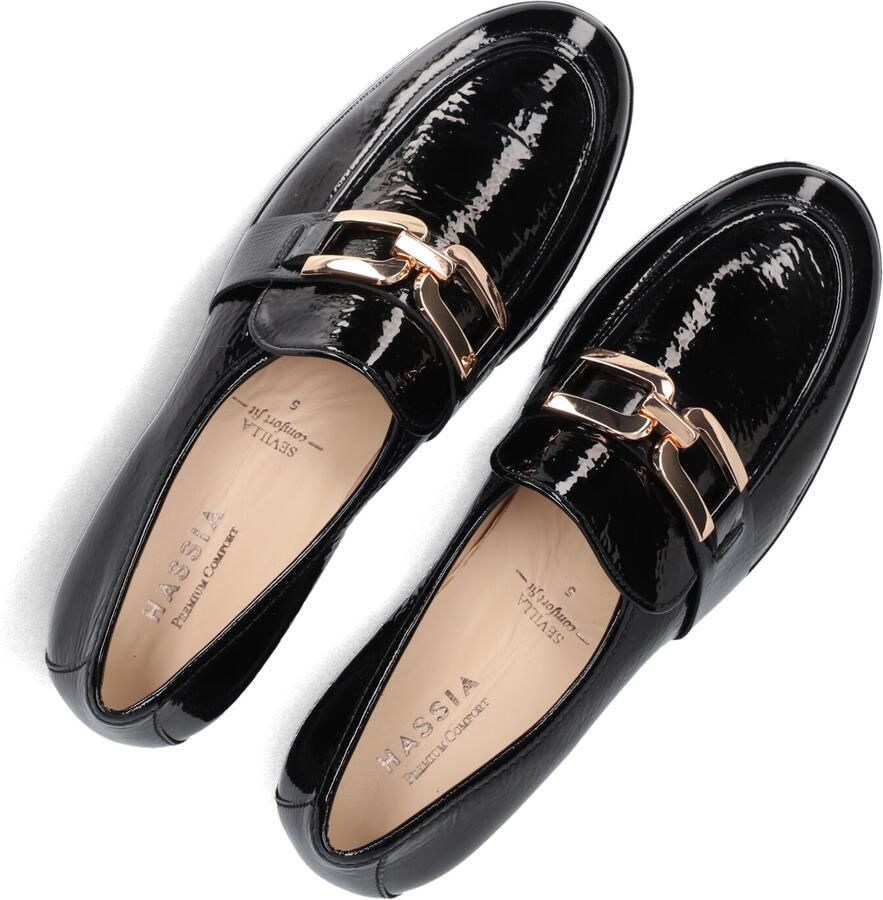 Hassi-A Hassia Loafer Zwart lak H Sevilla Kleur Zwart)