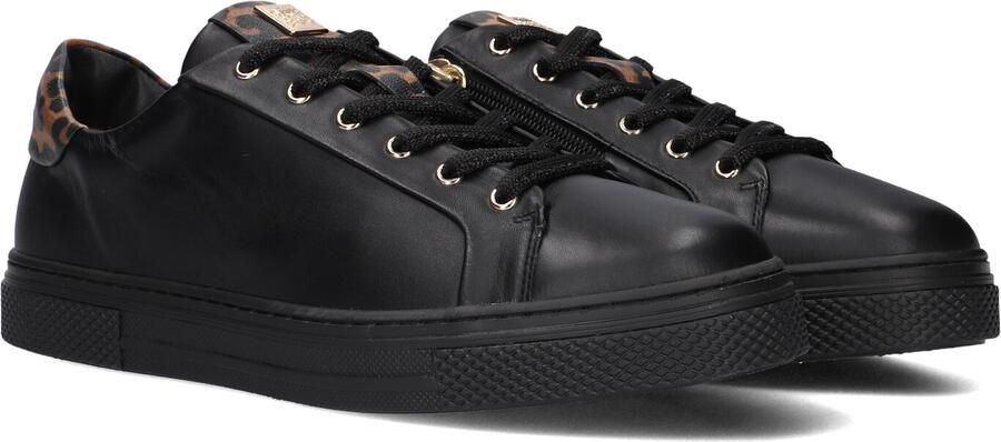 HASSIA Lage Sneakers Dames Asti Leer Zwart