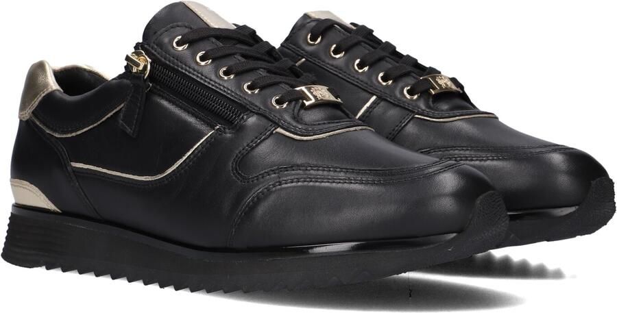 HASSIA Lage Sneakers Dames Porto Maat: 38 Materiaal: Leer Kleur: Zwart