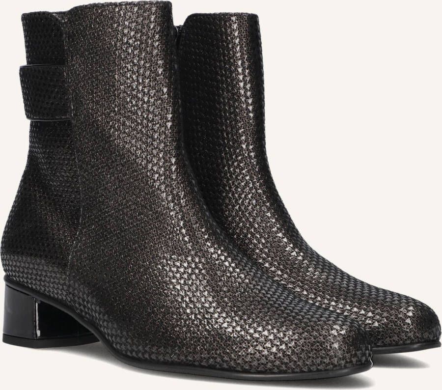 HASSIA Enkellaarsjes Dames 303094 Maat: 42 5 Materiaal: Suède Kleur: Zwart