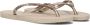 Havaianas Slim Glitter II teenslippers met glitters beige Meisjes Rubber 27 28 - Thumbnail 1