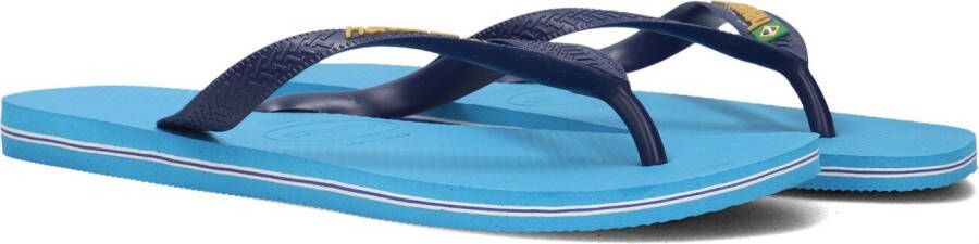 HAVAIANAS Blauwe Teenslippers Brasil Logo