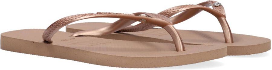 Havaianas Bronzen Teenslippers Slim Crystal Sw Ii