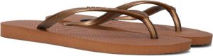 Havaianas Slim Dames Slippers Rust Metallic Copper