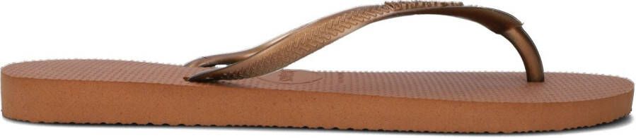 Havaianas Slim Dames Slippers Rust Metallic Copper