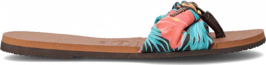 Havaianas Bruin Tinten You Saint Tropez Teenslippers Zomer slippers Dames Bruin