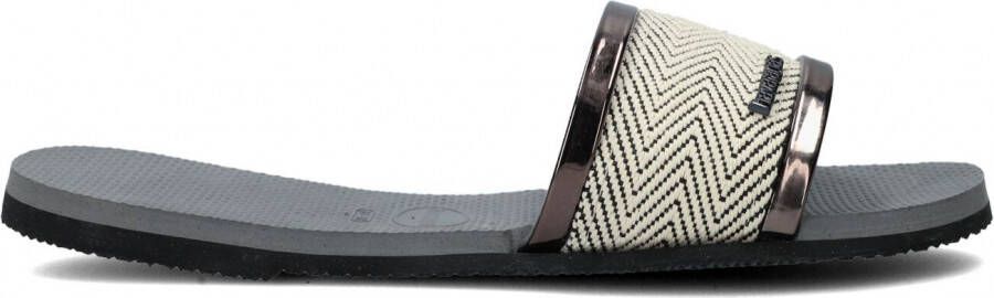 Havaianas Slippers YOU TRANSOCO PREMIUM zomerschoen slippers met glanzende details