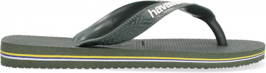Havaianas Teenslippers Brasil Logo zomerschoen slippers poolslides met logo-opschrift
