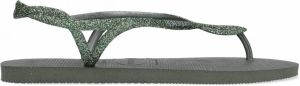 Havaianas Luna Premium II Dames Slippers Green Olive