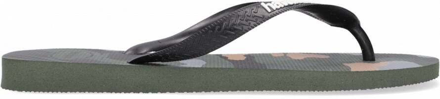 Havaianas Top Camu teenslippers camouflage zwart olijfgroen