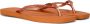 HAVAIANAS Teenslippers Dames Square Glitter Maat: 39 40 Materiaal: Rubber Kleur: Oranje - Thumbnail 1
