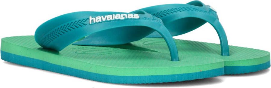 Havaianas Kids Max teenslippers groen Jongens Rubber 29 30