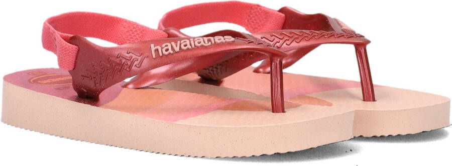 Havaianas teenslippers met hielbandje roze Rubber 25 26