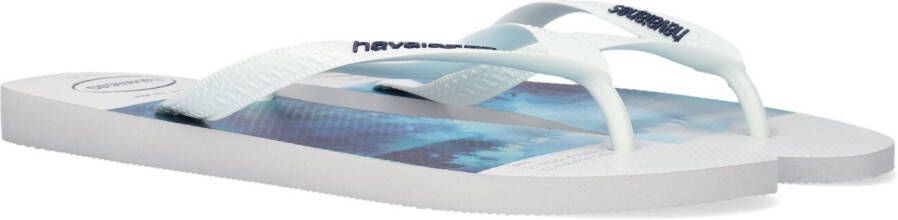 Havaianas Hype Heren Slippers White White Blue