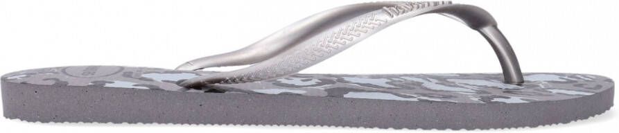 Havaianas Slim Animals Grijs Silver Dames Teenslippers