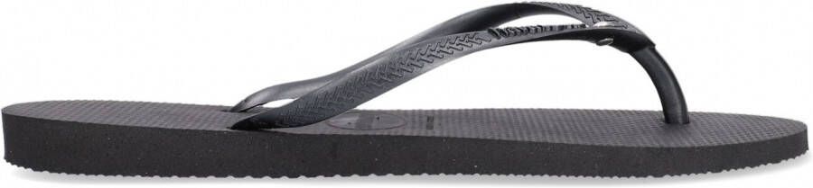 HAVAIANAS Teenslippers Dames Slim Crystal Sw Ii Maat: 25 26 Materiaal: Rubber Kleur: Zwart