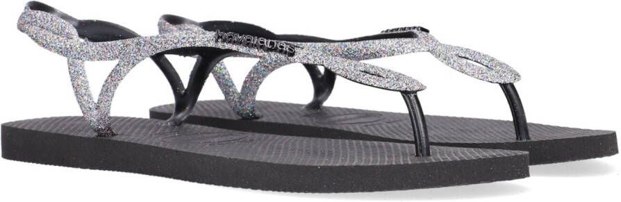 HAVAIANAS Teenslippers Dames Luna Premium Ii Maat: 31 32 Materiaal: Rubber Kleur: Zwart