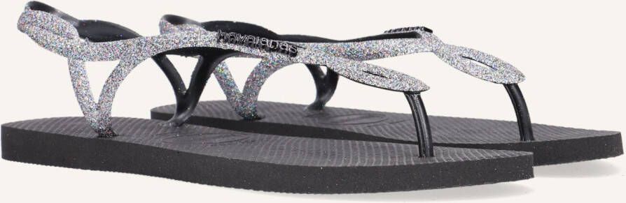 HAVAIANAS Teenslippers Dames Luna Premium Ii Maat: 35 36 Materiaal: Rubber Kleur: Zwart
