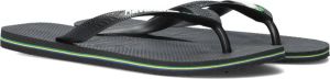 Havaianas Brasil Logo Teenslippers Zwart Kicksshop.nl