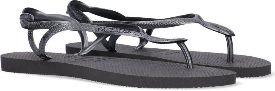 HAVAIANAS Teenslippers Dames Luna Maat: 37 Materiaal: Rubber Kleur: Zwart