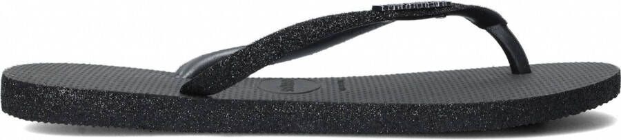 HAVAIANAS Teenslippers Dames Slim Sparkle Ii Maat: 37 Materiaal: Rubber Kleur: Zwart - Foto 2