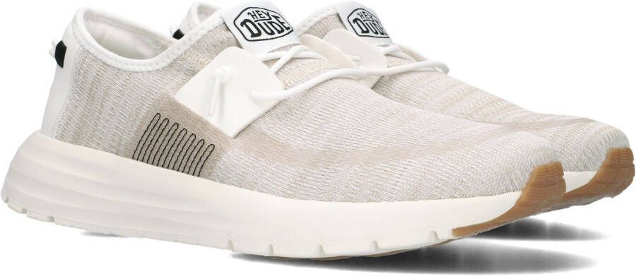 HEYDUDE Instappers Heren Sirocco Maat: 42 Materiaal: Textiel Kleur: Beige