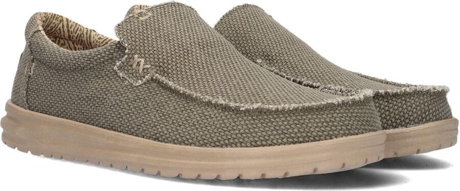 Hey Dude HEYDUDE Mikka Braided Heren Instappers Army Groen HD40124-3VE