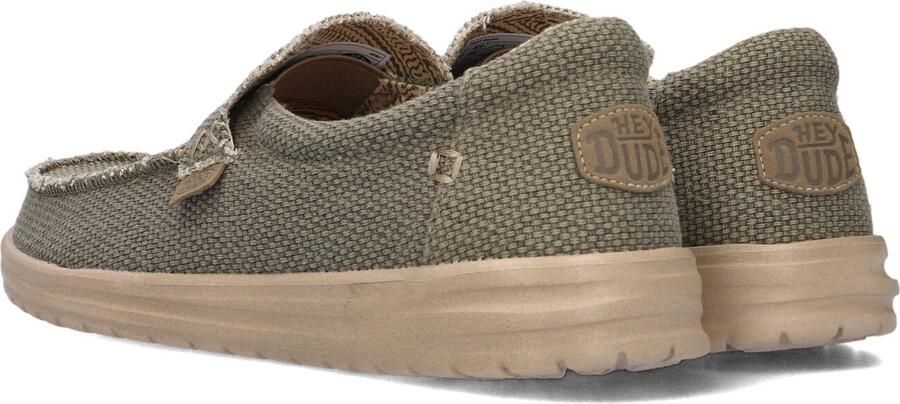 HEYDUDE Instappers Heren Mikka Braided Maat: 44 Materiaal: Textiel Kleur: Groen - Foto 3