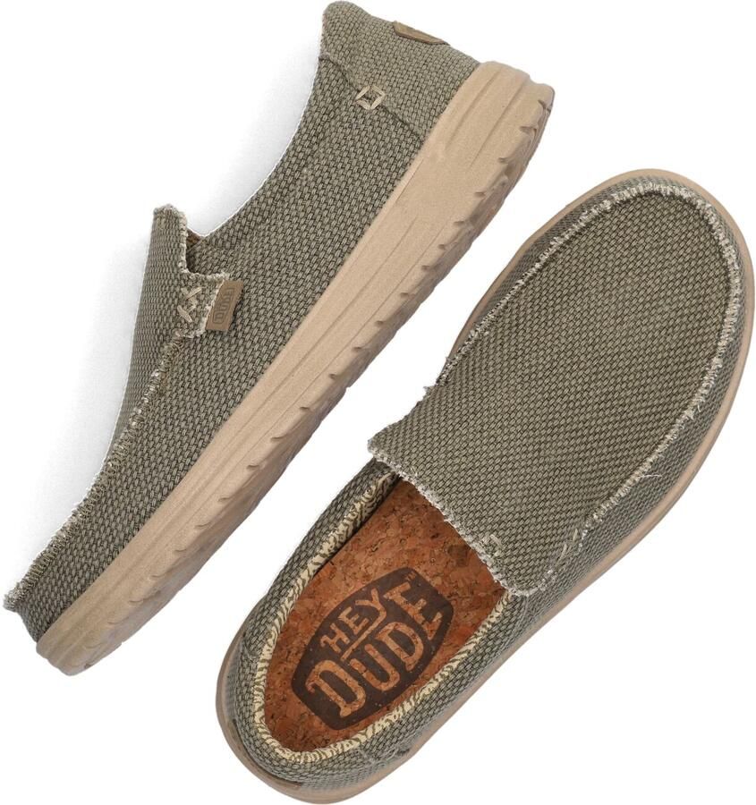 HEYDUDE Instappers Heren Mikka Braided Maat: 44 Materiaal: Textiel Kleur: Groen - Foto 2