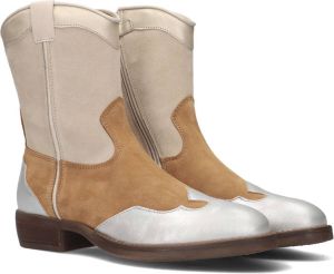 Bruin Tinten H1612 Cowboylaarzen Western Laarzen Meisjes Beige