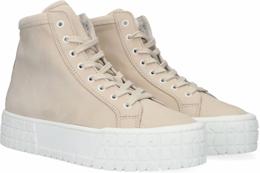 HIP Shoe Style Hip D1923 Hoge sneakers Meisjes Beige - Schoenen.nl
